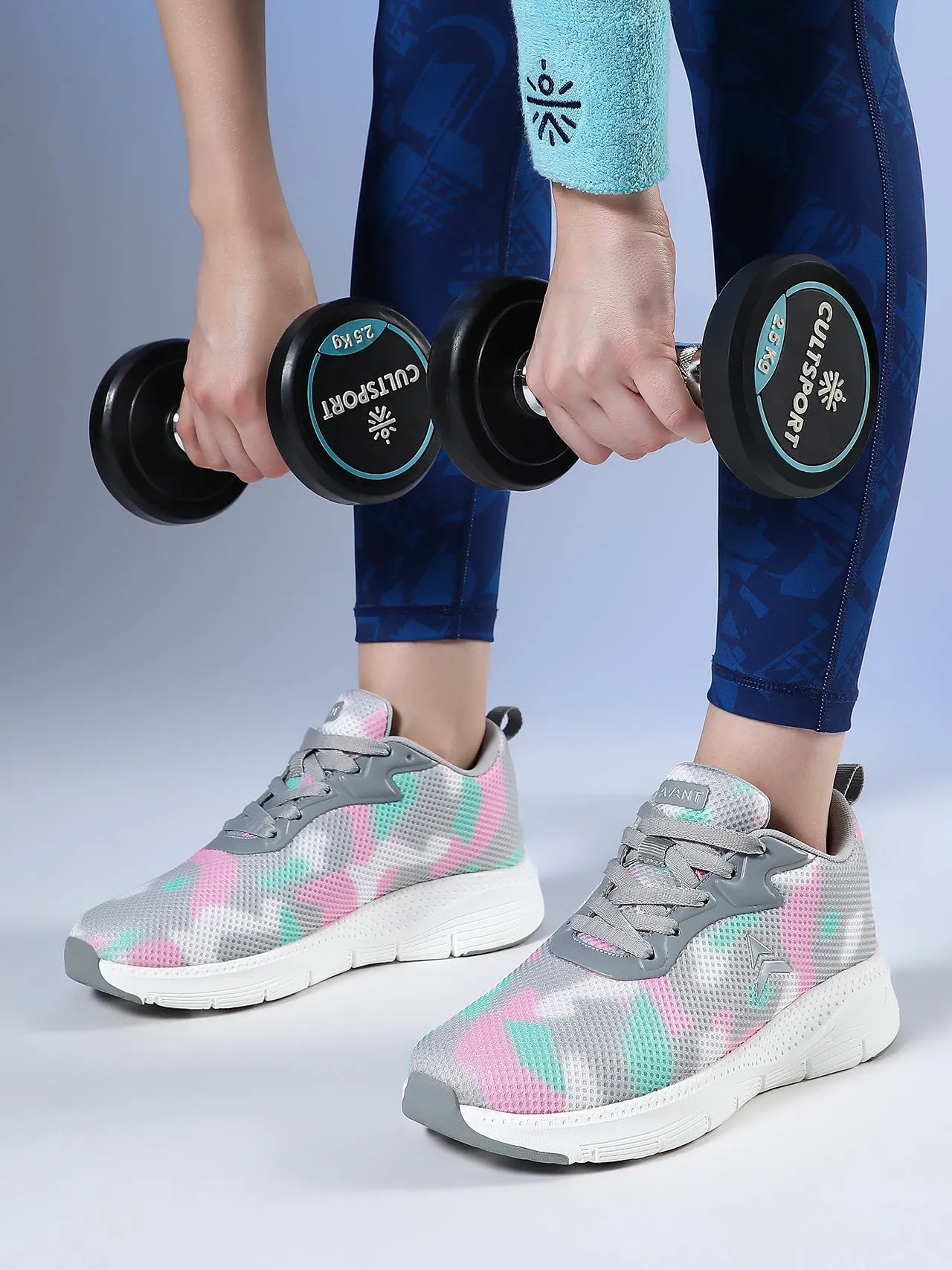 Avant Women's Smoothfit Running Shoes - Pink/White