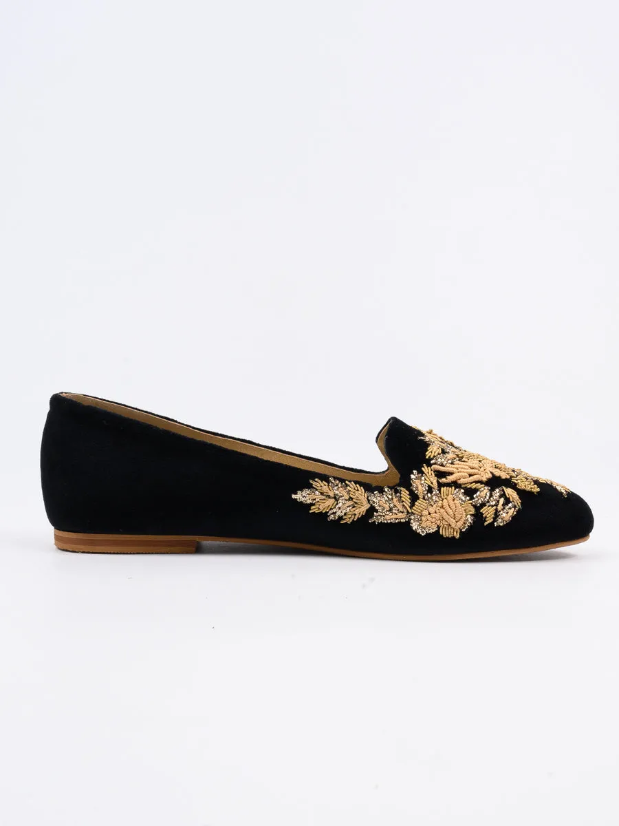 Black Fancy Pumps For Women's