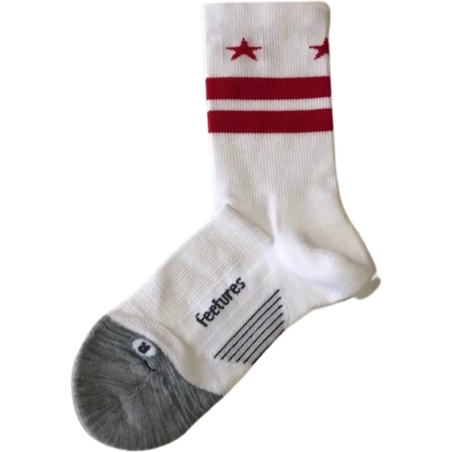 Feetures Elite Light Cushion Dc Flag Mini Crew