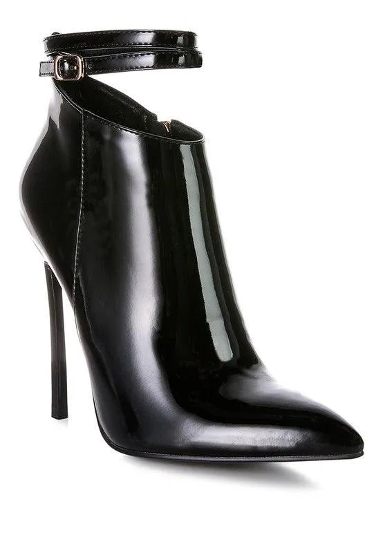 Love Potion Pointed Toe High Heeled Ankle Boots