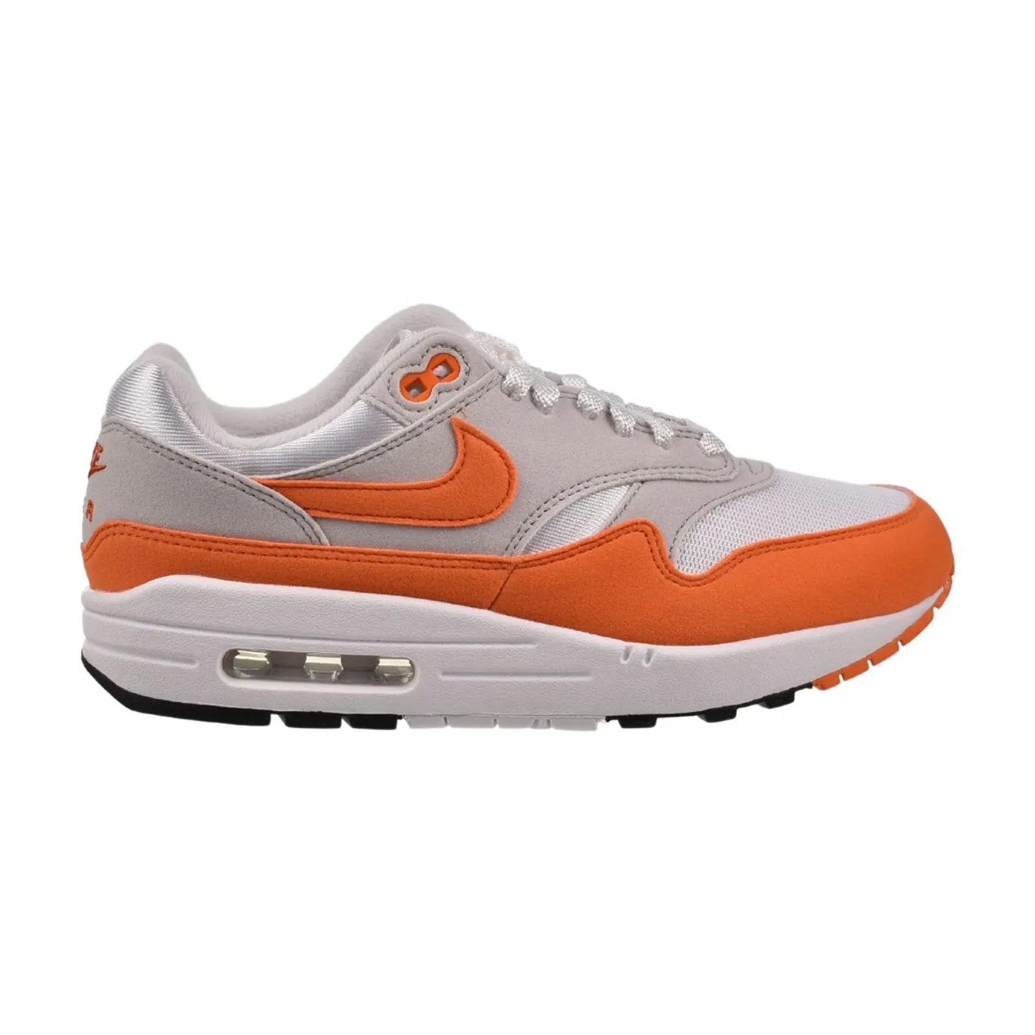 Nike Air Max 1 Women's Shoes Neutral Grey-Safety Orange