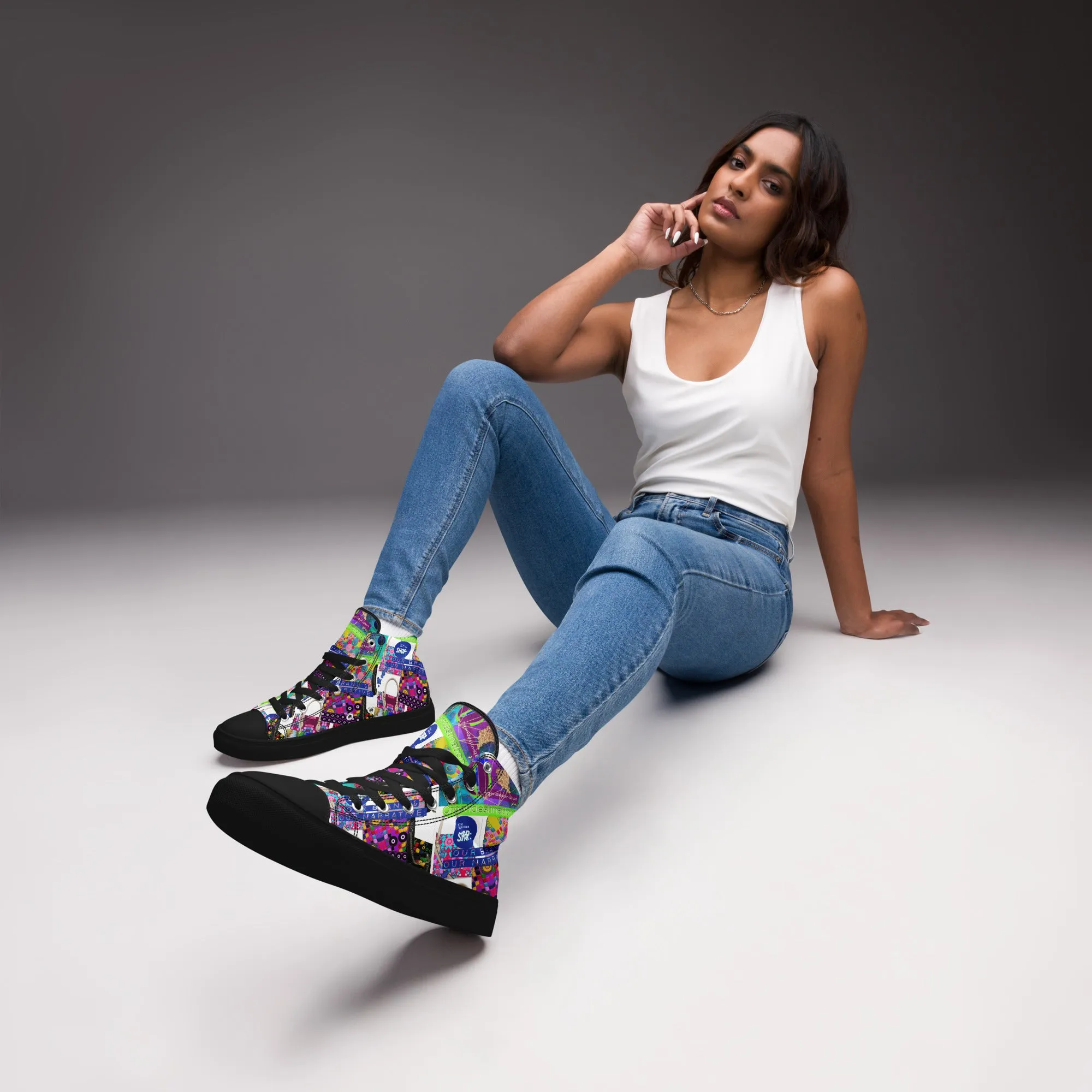 OD SIG news Women’s high top canvas shoes OP3
