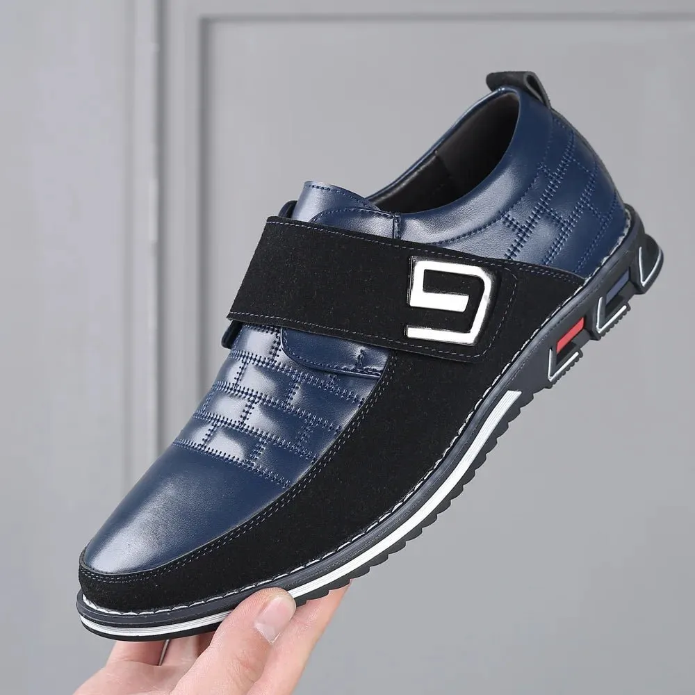 Oxford Velcro Orthopedic Leather Shoes