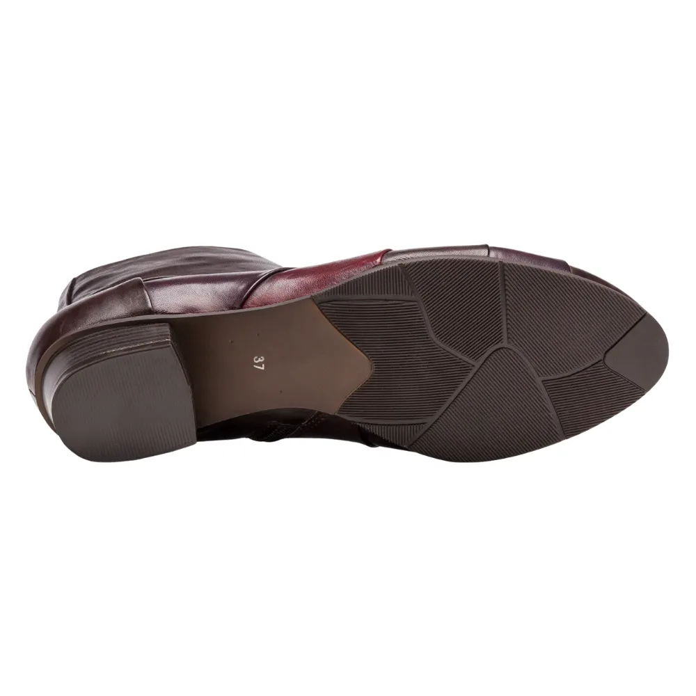Regarde Le Ciel Stefany 172 Testa Di Moro/Vino/Sangria Bootie (Women's)