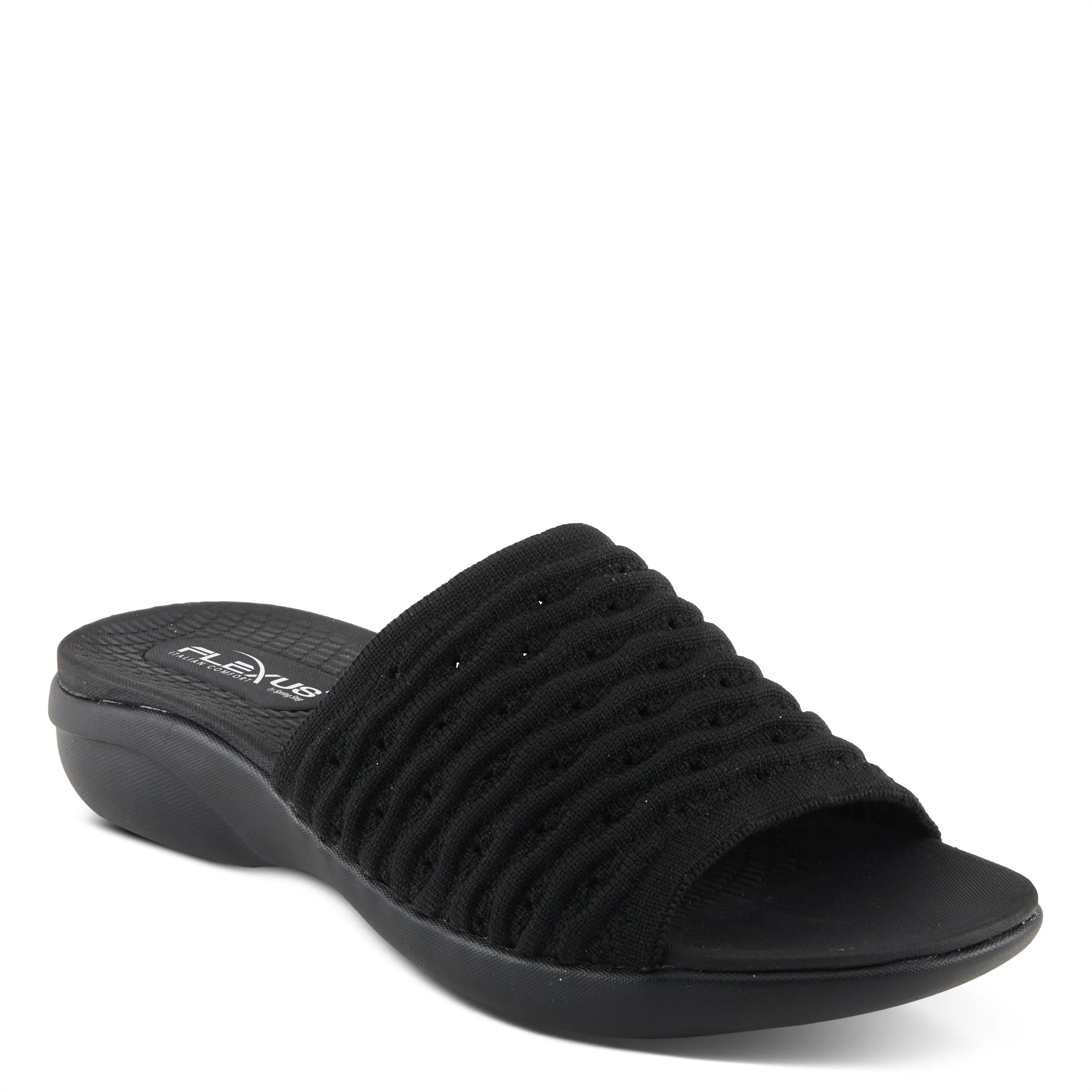 Spring Step Shoes  Flexus Deondre Sandals Women's Textile Slide 1.75" Heel