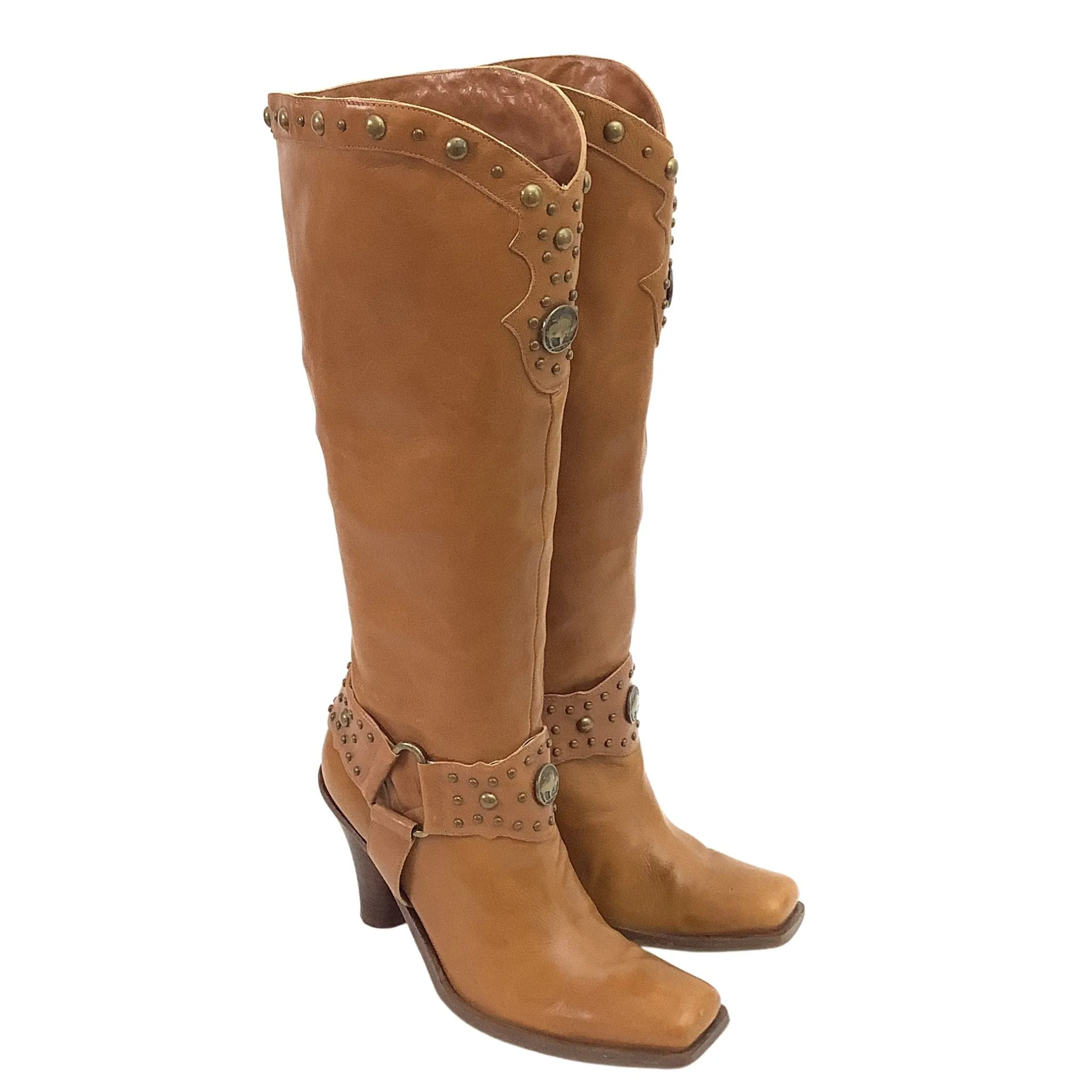 Studded Western Boots