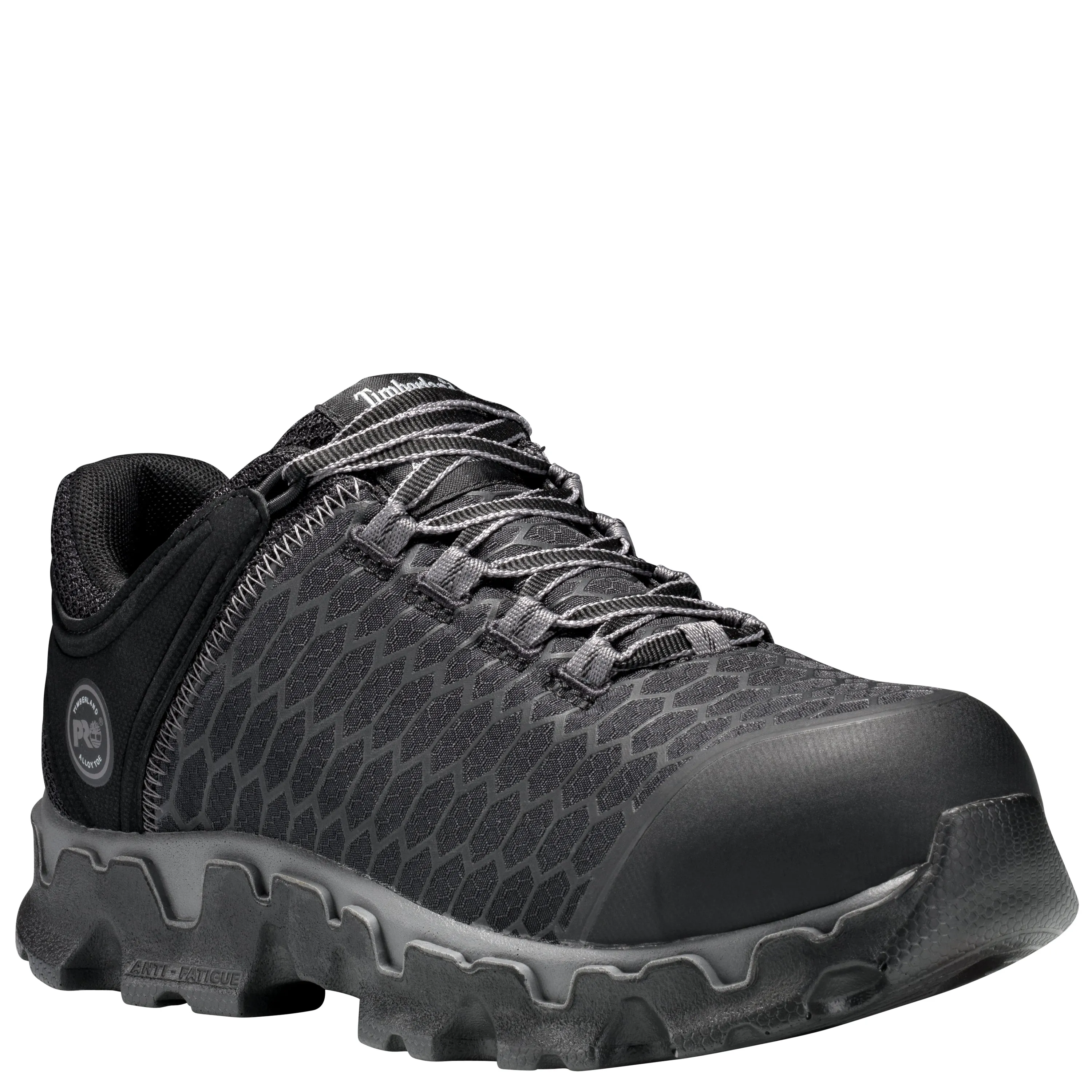 Women's Powertrain Sport Alloy Toe Work Sneaker - Black