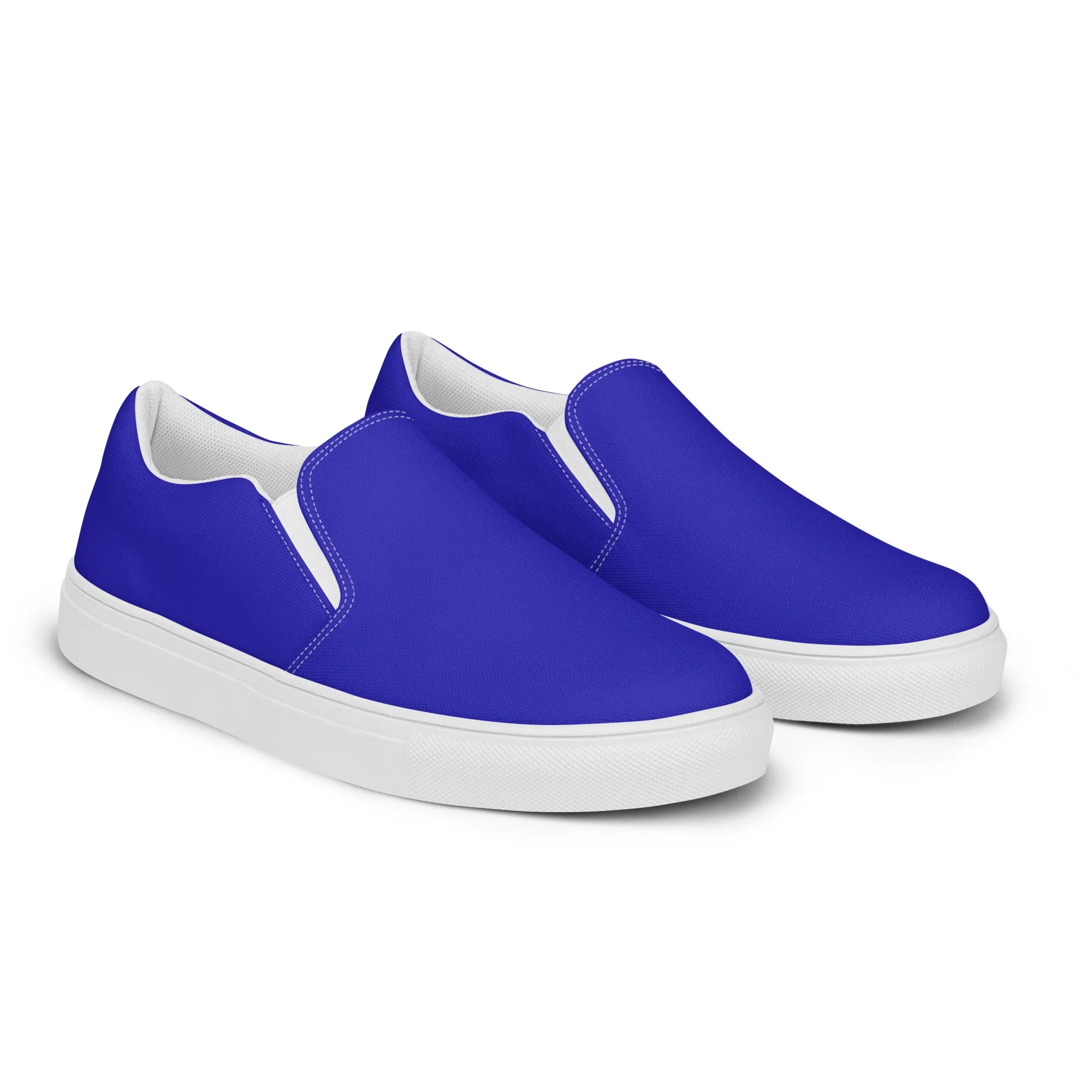 Women’s Royal Blue slip-on canvas shoes