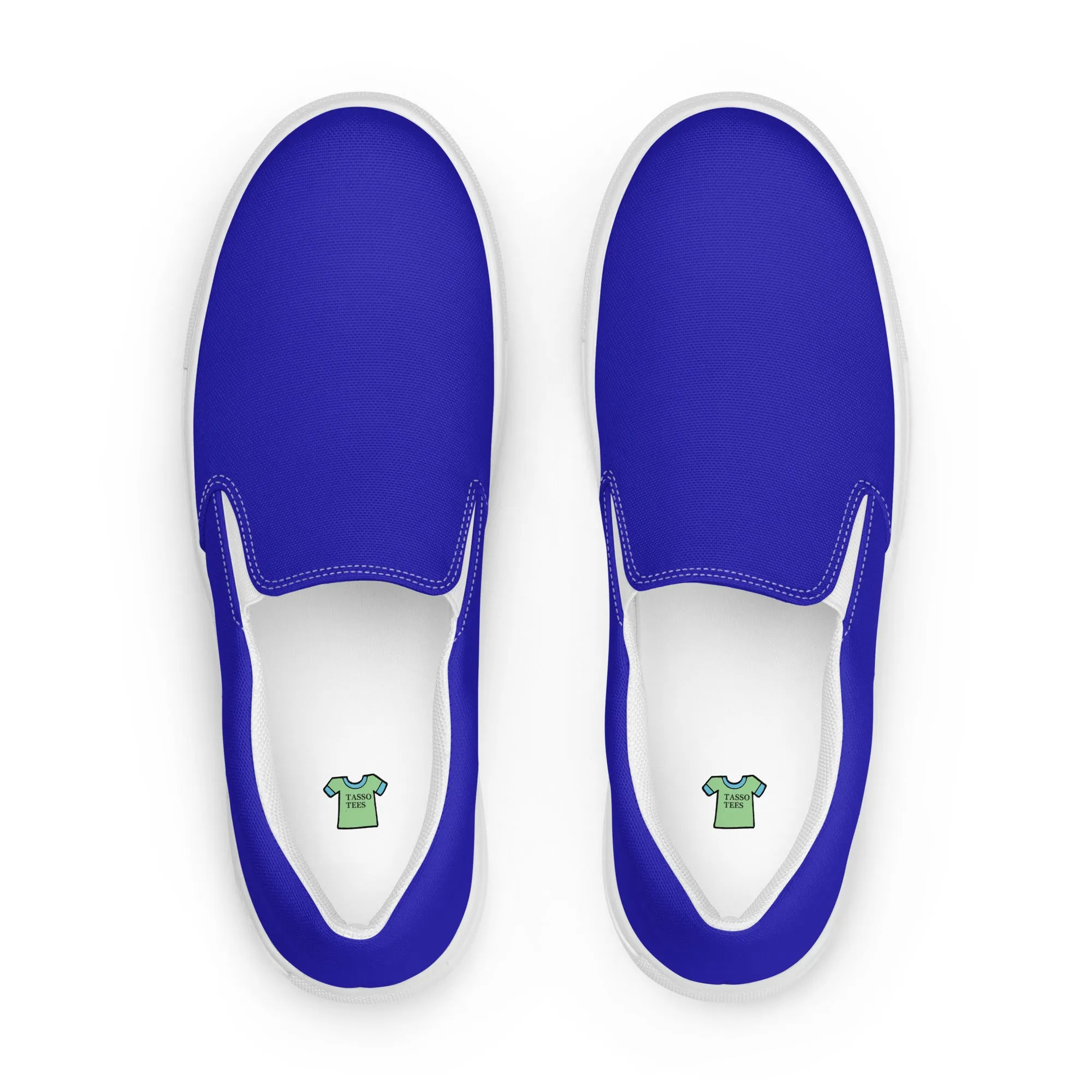 Women’s Royal Blue slip-on canvas shoes
