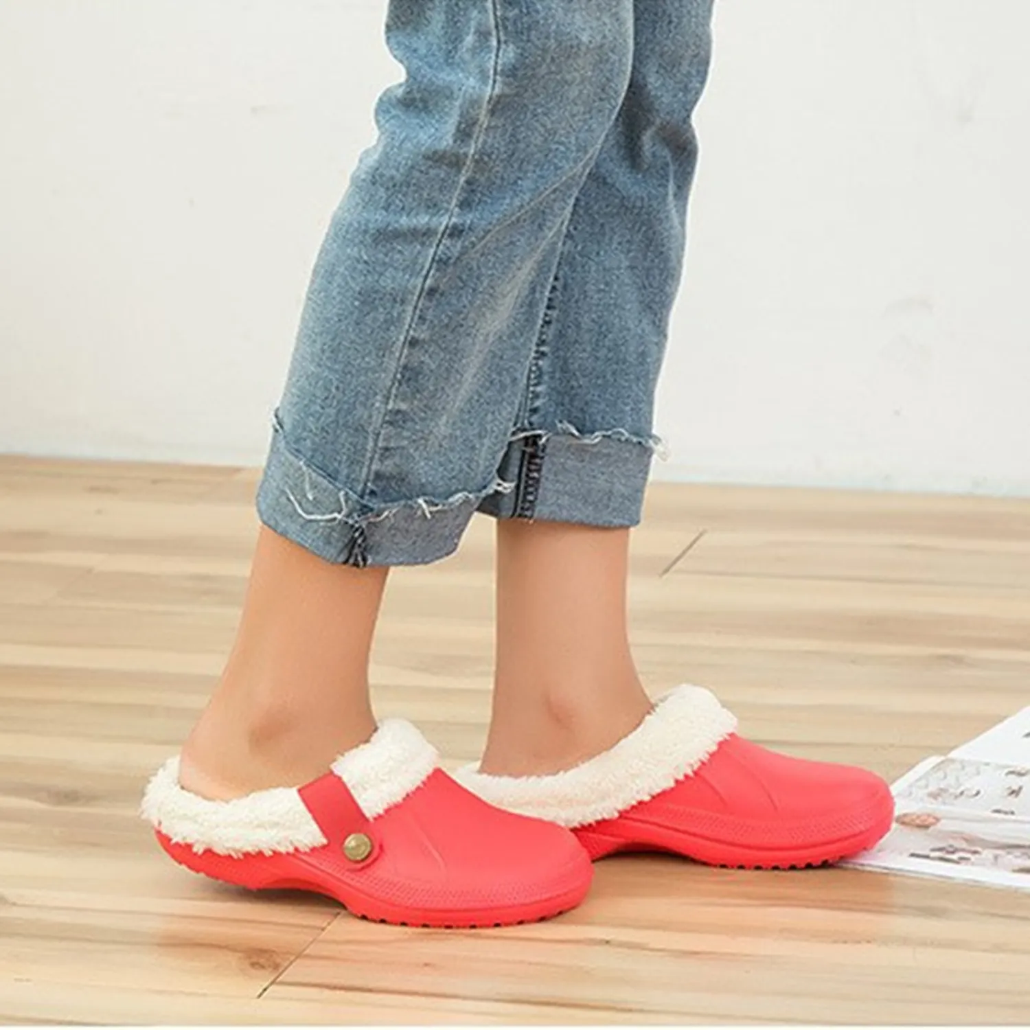 Women's Winter Warm Fur Home Slippers