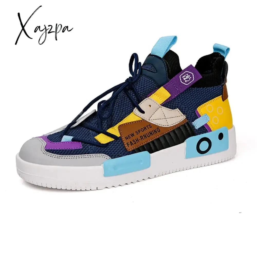 Xajzpa - Shoes men Sneakers Male casual Mens Shoes tenis Luxury shoes Trainer Race Breathable Shoes fashion loafers running Shoes